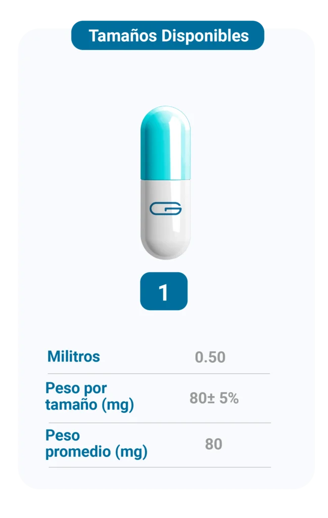 Cápsulas vacías 1 - Globalquimia