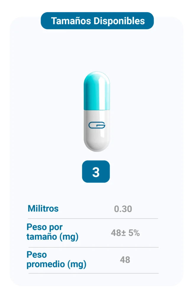 Cápsulas vacías 3 - Globalquimia
